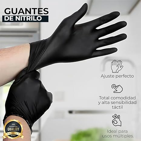 Guantes de Nitrilo (100 Pack)